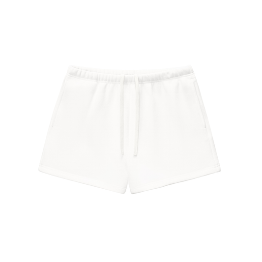 White Bubble Gum Shorts